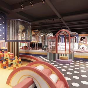 <span class=keywords><strong>Area</strong></span> <span class=keywords><strong>Giochi</strong></span> per Bambini a Tema Stazione di Servizio e Supermercato, <span class=keywords><strong>Parco</strong></span> <span class=keywords><strong>Giochi</strong></span> Commerciale al Coperto in Vendita Diretta dalla Fabbrica - Product Image 3