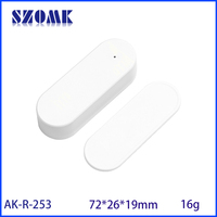 Boîtier compact en ABS 72x26x19mm avec capteur de vibration intelligent, boîte de projet en plastique ABS pour l'hébergement d'appareils IoT pour la maison intelligente