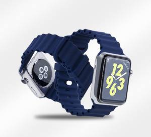Bracelet sport en silicone ultra respirant en acier inoxydable S9 pour <span class=keywords><strong>Apple</strong></span> <span class=keywords><strong>Watch</strong></span> Series 7/8 pour <span class=keywords><strong>Apple</strong></span> <span class=keywords><strong>Watch</strong></span> Series <span class=keywords><strong>S7</strong></span> - Product Image 3