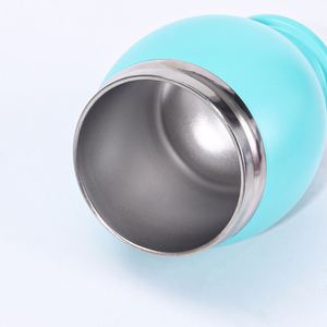 Vaso portátil mini de acero inoxidable con aislamiento al vacío de doble capa de 12 oz para exteriores, tipo Mate, con pajita y cuchara - Product Image 6