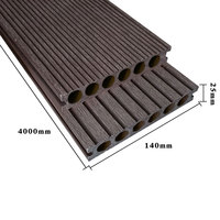 Plancher composite WPC en bois-plastique à embossage profond pour l'extérieur, terrasse WPC, revêtement de sol extérieur