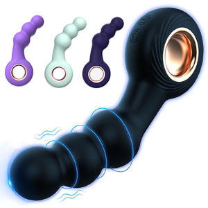 Mainan seks Pria & Wanita g-spot Stick pemijat dengan cincin manik <span class=keywords><strong>Anal</strong></span> & Court pelatihan seks Masturbator steker <span class=keywords><strong>Anal</strong></span> mainan seks - Product Image 1