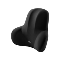 Ensemble ergonomique de coussins de soutien lombaire et cervical en mousse à mémoire de forme, tissé en polyester, lavable, pour voiture, bureau, voyage, OEM ODM