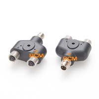 Adaptateur répartiteur en Y M8 4 broches mâle vers double M8 4 broches femelle pour l'automatisation industrielle, le contrôle de robots, l'éclairage LED et la maison intelligente