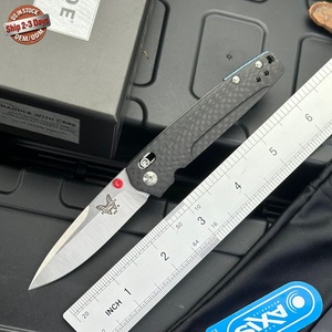 มีดพับ Tactical Wholesale Benchmade485 Valet ใบมีด M390 ด้ามคาร์บอนไฟเบอร์ ดีไซน์บางเฉียบ พกพาสะดวก EDC อุปกรณ์ DIY จำหน่ายส่งจำนวนมาก - Product Image 1
