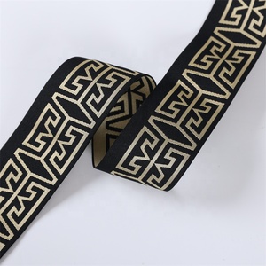 Nhà Máy Tùy Chỉnh Chiều Rộng Thiết Kế In Jacquard Đàn Hồi Vải Nylon Ban Nhạc Đàn Hồi Cho Hàng May Mặc - Product Image 4