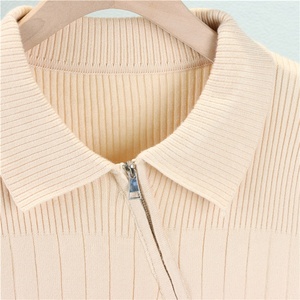 Nuevo Cárdigan de Punto con Cierre y Solapa Francesa, Blusa de Moda Femenina para Primavera y Otoño - Product Image 5