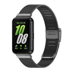 <span class=keywords><strong>Correa</strong></span> de Metal Milanesa para Samsung <span class=keywords><strong>Galaxy</strong></span> Fit <span class=keywords><strong>3</strong></span>, <span class=keywords><strong>Correa</strong></span> de Reloj Inteligente para Samsung <span class=keywords><strong>Galaxy</strong></span> Fit3, Brazalete de Acero Inoxidable - Product Image 3