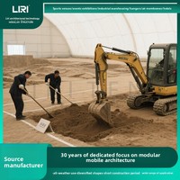 Structure gonflable à grande portée pour chantier de construction, dôme à air, musée de préservation de sites archéologiques