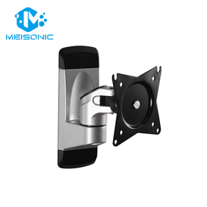 Bras de support mural inclinable à 90 degrés pour écran d'ordinateur LCD AE10W, couleur argent, capacité de charge de <span class=keywords><strong>8</strong></span> kg, 32 pouces, en alliage d'aluminium - Product Image 1