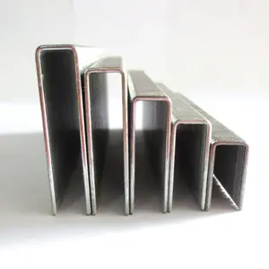 Professional Supplier's U Type Steel Gun Nail Electro Galvanized Furniture Sofa Nails Staples