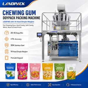 Machine d'emballage et de conditionnement pour sachets Mylar Doypack de noix, chews, viande séchée de bœuf - Product Image 1