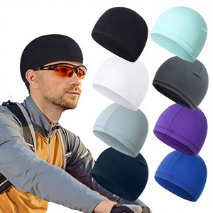 Casquette de sport unisexe pour le cyclisme hivernal, séchage rapide, doublée, en polyester et viscose, multi-panneaux, broderie par transfert thermique, logo personnalisé, OEM - Product Image 3