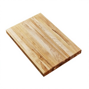Planche à découper en bois artisanale avec grain de bois naturel, planche à découper de cuisine durable pour la maison et la restauration - Product Image 2