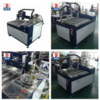 Robot Dispenser Lem Resin Epoksi AB Presisi Otomatis 2-Tahap dengan Vakum Degas untuk Mesin Elektronik Transformator
