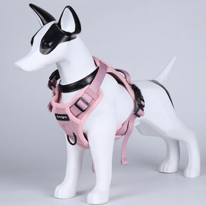 Ensemble <span class=keywords><strong>Harnais</strong></span> et Laisse <span class=keywords><strong>pour</strong></span> Chien en Velours Côtelé, Ceinture Poitrail <span class=keywords><strong>pour</strong></span> Chiots et Chiens de Petites et Moyennes Races (<span class=keywords><strong>Chihuahua</strong></span>, Bouledogue Français) - Product Image 2