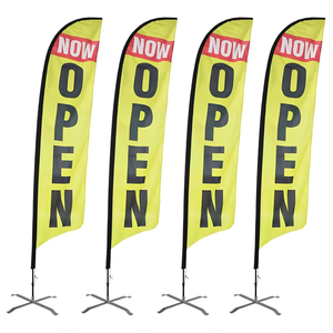 Tùy Chỉnh In Lông Biểu Ngữ Bãi Biển Cờ Ngoài Trời Bay Biểu Ngữ Teardrop Cờ Thăng Hoa In Ấn Bãi Biển Lông Cờ - Product Image 6