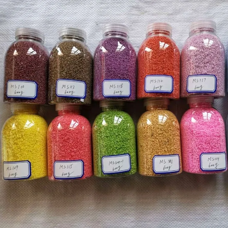 hot selling multicolorful Natural Color Sand dyed colored sand manufacturer