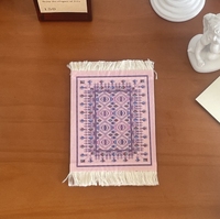 Sous-verres à pompons en tissu polaire, style moderne, imprimés UV, isolants thermiques, serviettes de table, accessoires photo, sous-verres imprimés pour tasses