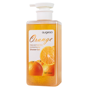 Gel de Ducha de Naranja de Uso Diario con Aroma Fresco y Cuidado Suave, Fabricante de Gel de Ducha al por Mayor, Tamaño Familiar - Product Image 1