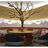 Arbre Artificiel Décoratif Grande Taille, Arbre à Vœux, Support de Repose pour Chat et Oiseau Style Branche, 100cm-200cm, en Tissu, pour Extérieur