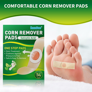 Sumifun Patchs anti-callosités de haute qualité en boîte, à l'acide salicylique et aux herbes chinoises, en tissu non tissé, 54 autocollants pour le soin <span class=keywords><strong>des</strong></span> pieds - Product Image 5