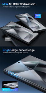 ฟิล์มกันรอยคริสตัลแบบใส รองรับการสแกนลายนิ้วมือ ความบางพิเศษ 0.18 มม. กระจกนิรภัยแบบด้าน สำหรับ Samsung S25 S26 <span class=keywords><strong>Ultra</strong></span> - Product Image 3