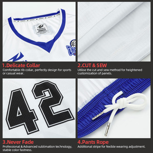 Men Basketball jerseys sublimation プリントスポーツウェアデザイン sold out can breathe material - Product Image 5