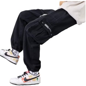 Pantalones Jogger Holgados de Estilo Americano para Hombre, Otoño Invierno, Casuales, de Baja Elasticidad, Pintados, Antiarrugas, de Forro Polar, Novedad 2024, Versátiles y a la Moda - Product Image 5