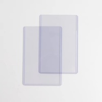 3x5 PVC Fotoğraf Üstten Yüklemeli Kart Tutucu, Ultra Şeffaf, Uzun Kartlar için, Geniş Görüş Açılı, Yüksek Kaliteli