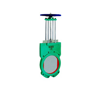 Vanne à couteau Vanne à lisier manuelle PN10 DN200 DN300 Wafer Lug Flange Acier inoxydable Acier moulé