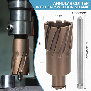 Tidewe, карбид вольфрама, покрытие, универсальный хвостовик, многогранное сверло для сверления пилы - Product Image 2