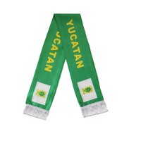 Nouveau produit foulards caractéristiques du Yucatan pour les écharpes personnalisées de drapeau de club de fan et de suiveur