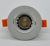 Nouveau spot LED moderne en aluminium, cadre DC12V/220V GU10, luminaire encastré dimmable avec source lumineuse COB