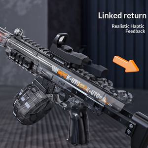 Nouveau modèle <span class=keywords><strong>MP5K</strong></span> Pistolet à eau électrique en plastique, tir automatique continu, recharge rapide, pour le Festival de l'eau 2026, boîte couleur - Product Image 2