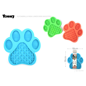 Tappetino Refrigerante e Riscaldante per Animali Domestici 18x18 cm, Moderno con Motivo a Zampa, Alta Qualità, Morbido, per Gatti e Cani, Ideale per l'Estate - Product Image 1