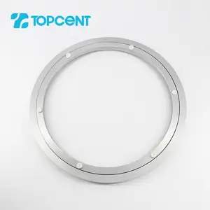 TOPCENT Bantalan Putar Malas Susan 120Mm 140Mm 200Mm Aluminium Kebisingan Rendah