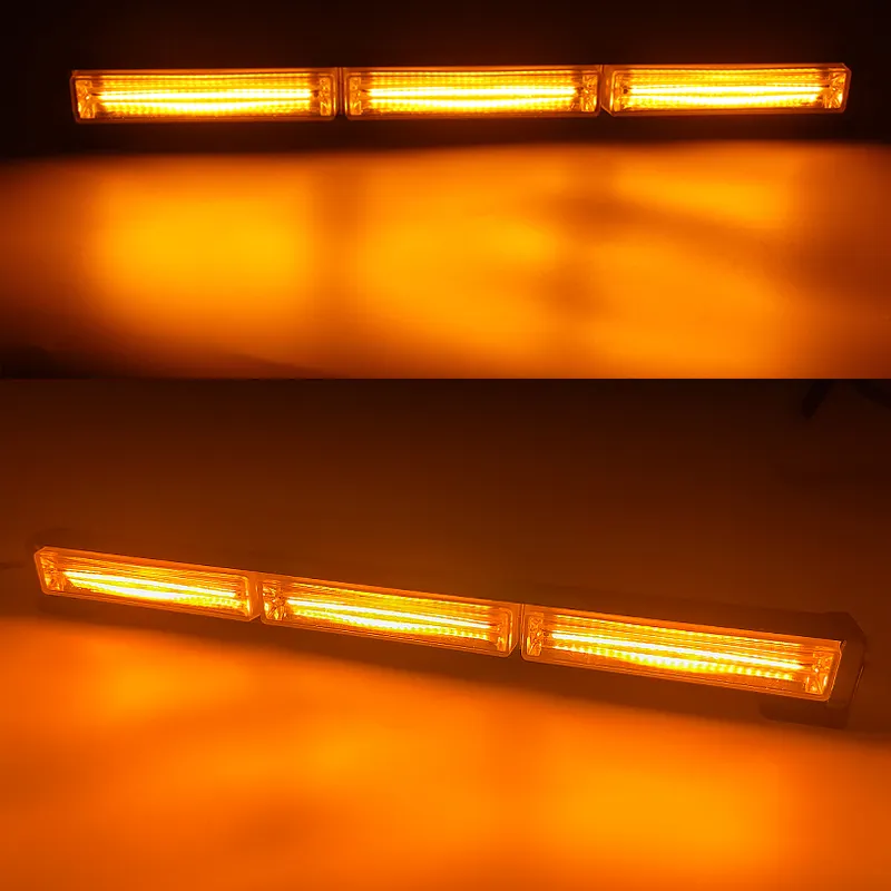 सिल एलईडी स्ट्रोब रोशनी 12 "/18"/24 "/30"/35 "/41"/47 "चमकती मोड चुंबक आधार कार यातायात आपातकालीन प्रकाश बार चेतावनी फ्लैश दीपक