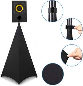 Free Sample Speaker Stand Cover <b>DJ</b> Bag with 360 Degree Cover Speaker Tripod Scrim Cover Speaker <b>Lighting</b> with Free Travel Bag - Product Image 2