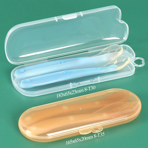 Boîte à couverts SUNSHING de qualité alimentaire, étui portable pour cuillère et fourchette, boîte à couverts pour nouveau-né en PP, boîte à cuillère pour bébé, idéal pour les voyages - Product Image 4
