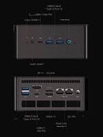 MINISFORUM UM880/890PRO R7-8845HS/R9-8945HS DDR5 Dual-Network-Port PC Desktop Mini Berkinerja Tinggi Ultra-Senyap untuk Gaming