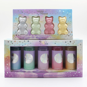 Marque privée Gel de bain nettoyant pour le corps hydratant et apaisant 100ml * 5 Set Gel nettoyant en profondeur rafraîchissant à base de plantes - Product Image 3