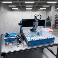 Système de contrôle DSP hors ligne pour machine de gravure CNC 6090L, rail de guidage linéaire, routeur CNC, fraiseuse 1.5KW 2.2KW à refroidissement par eau