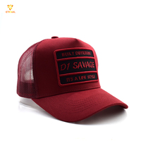 Casquettes de camionneur ajustables en tissu Oxford Dobby personnalisées avec broderie à la main motif fruits