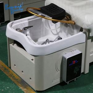 Bonniebeauty Basin Wooden Frame Salon Adjustable Spa Thai Head Spa Water Massage Chair Shampoo Bed - Product Image 3