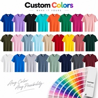 T-shirt unisexe personnalisé 180 GSM 100 % coton à manches courtes vierge pour impression, broderie, vente en gros, logo personnalisé, OEM, ODM