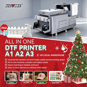 Stampante DTF Heyme Digital A1 All-in-One per <span class=keywords><strong>Stampa</strong></span> su Tessuti e Magliette, con Due Testine di <span class=keywords><strong>Stampa</strong></span> 3200/1600/XP600 e Inchiostro Pigmentato - Product Image 2