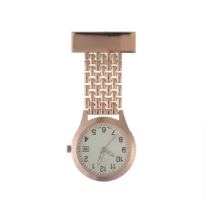 Hot selling nurse breast watch alloy medical clip watch