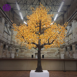Lámpara LED Impermeable para Exteriores con Forma de Hoja de Arce, Adorno de Parque Magnífico para Decoración de Jardines y Villas en Venta - Product Image 5