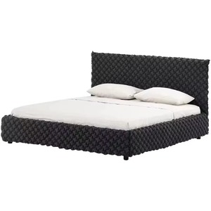 Base de Cama King Moderna Tapizada en Tela, Diseño de Base de Cama con Resorte, Estilo Elegante - Product Image 2